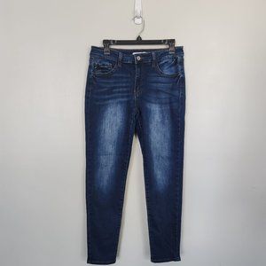 Kancan Mid Rise Ankle Skinny Jeans Size 13 30